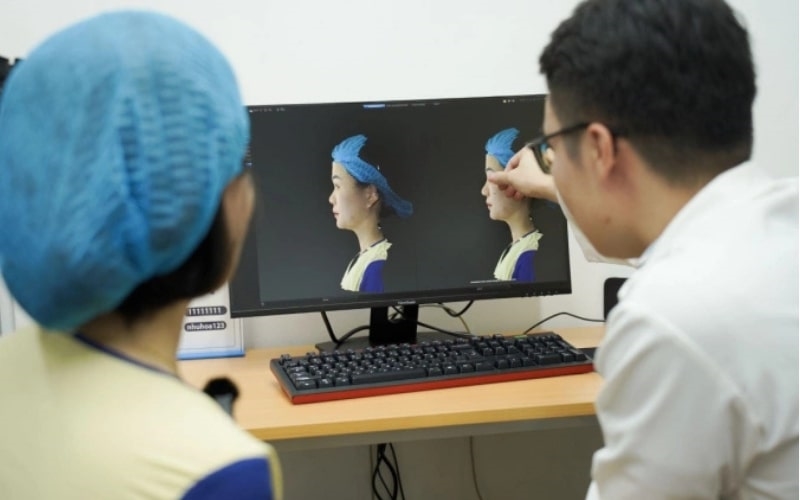 Công nghệ Vectra XT 3D xem trước dáng mũi 
