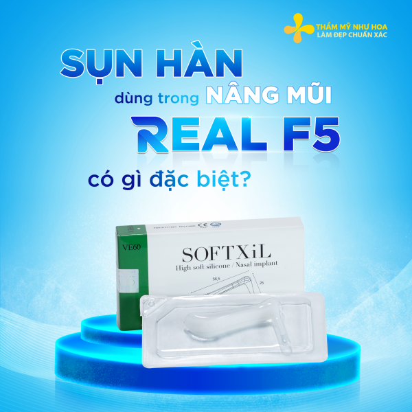 Nâng mũi Real F5 sử dụng chất liệu sụn Hàn Quốc